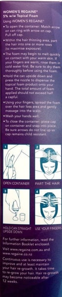 Regaine Foam for Women 5% Hair Loss Treatment 2 Months supply-Pharmacy Medicine Carousel 2
