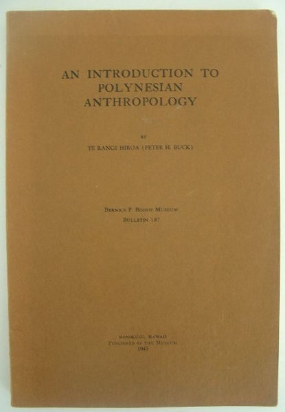 Introduction to Polynesian Anthropology by PH Buck Carousel 1