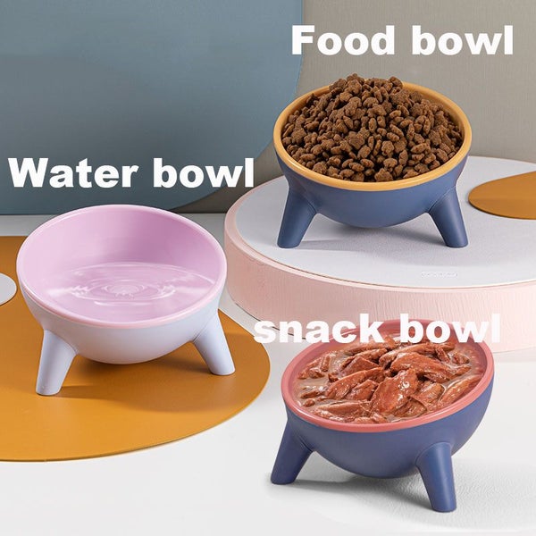 Cat Dog Bowl with Stand Pet Feeding Food Bowls Dogs Bunny Rabbit Carousel 1