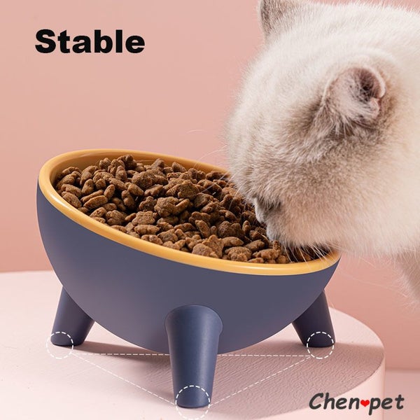 Cat Dog Bowl with Stand Pet Feeding Food Bowls Dogs Bunny Rabbit Carousel 7