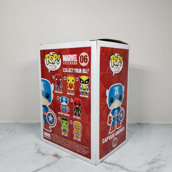 POP #06 Captain America Bobble-Head | Marvel Universe Carousel 2