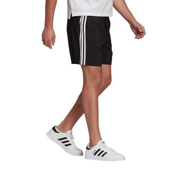 Adidas Men's 3 Stripe Chelsea Short - Black/White Carousel 2