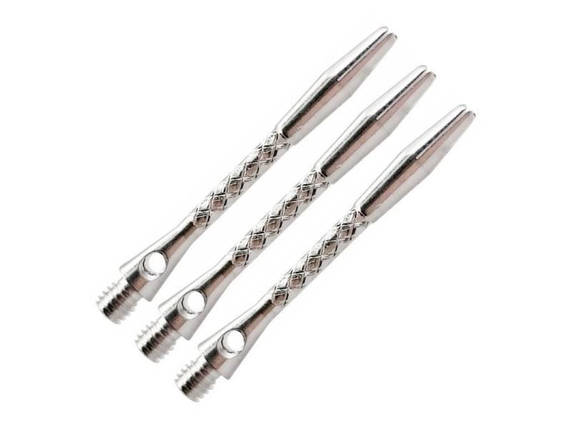 Fox Smiling 3 6PCS Sliver Black 45mm 2BA Aluminium Dart Shafts For Professional Carousel 2