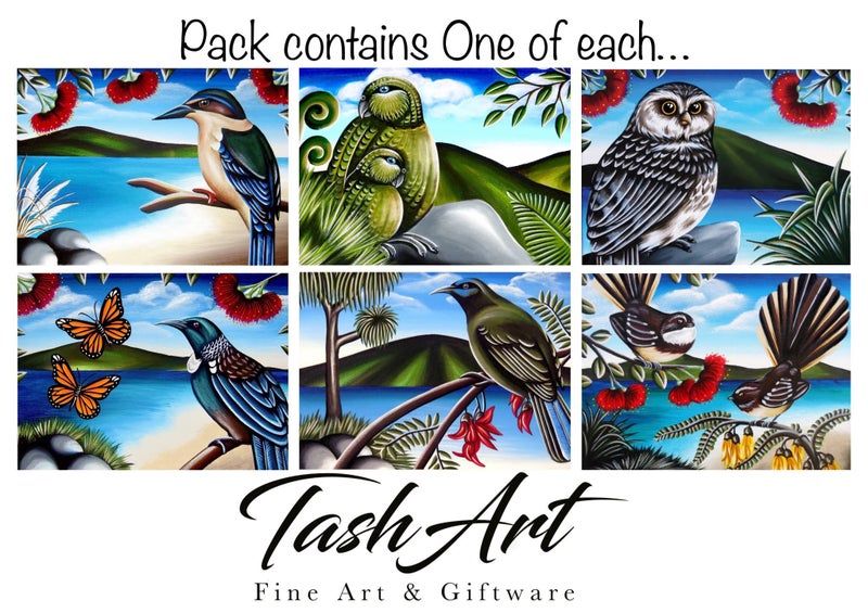 FRIDGE ART - Fine Art Magnets - ‘Kiwi Classics’ set of 6 Carousel 1
