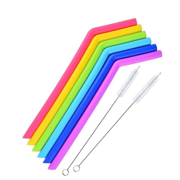Silicone Straws 6 Pack Carousel 1