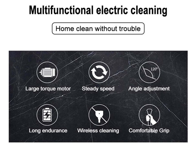 PTN New Cordless Scrubber Electric Cleaning Brush Sale Sale Carousel 2
