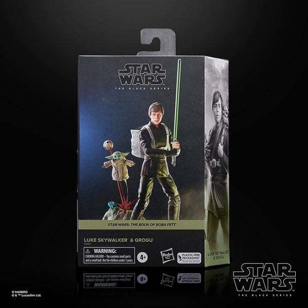 Star Wars Black Series Deluxe: The Book of Boba Fett #07 Luke Skywalker & Grogu Carousel 1