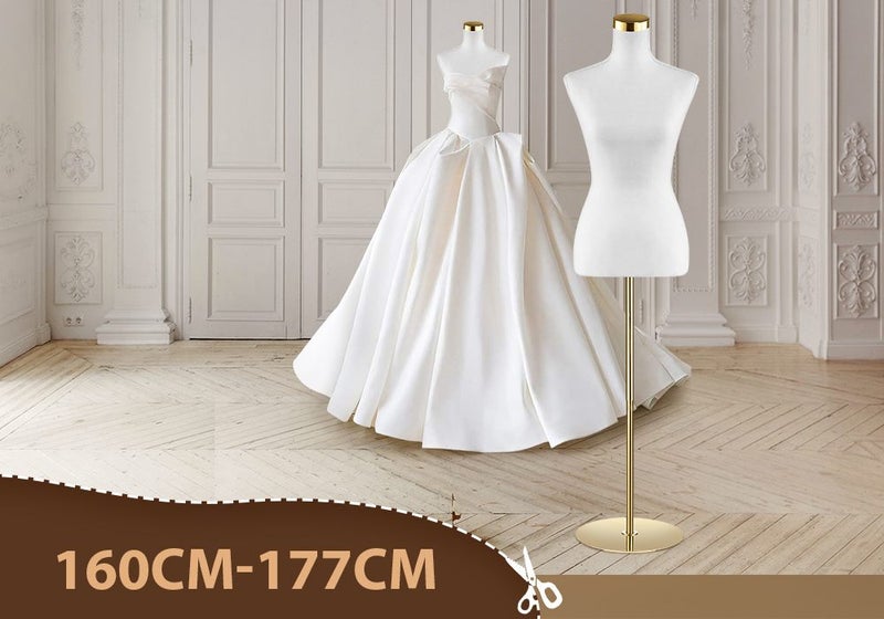 Female Mannequin Torso Display Stand Manikin Dress Form 160-177CM Carousel 2