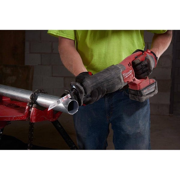 Milwaukee 48005021 5PCS 6 in. AX Nail-Embedded Cutting Reciprocating Saw Blades Carousel 10