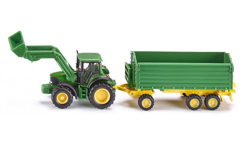 Siku John Deere & Front Loader Trailer-1:87 Carousel 1