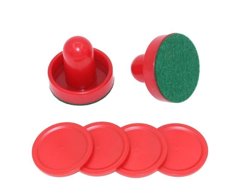 ABS Air Hockey Disc Accessories With Pucks Pusher Mallet For Adults Carousel 2