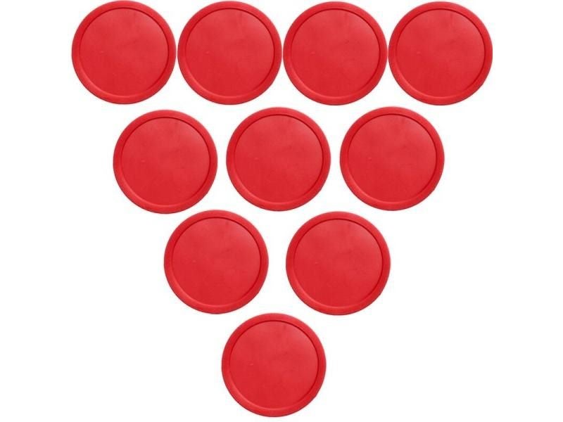 82mm 10pcs Set Air Table Hockey Discs Ice Hockey Pucks Carousel 2