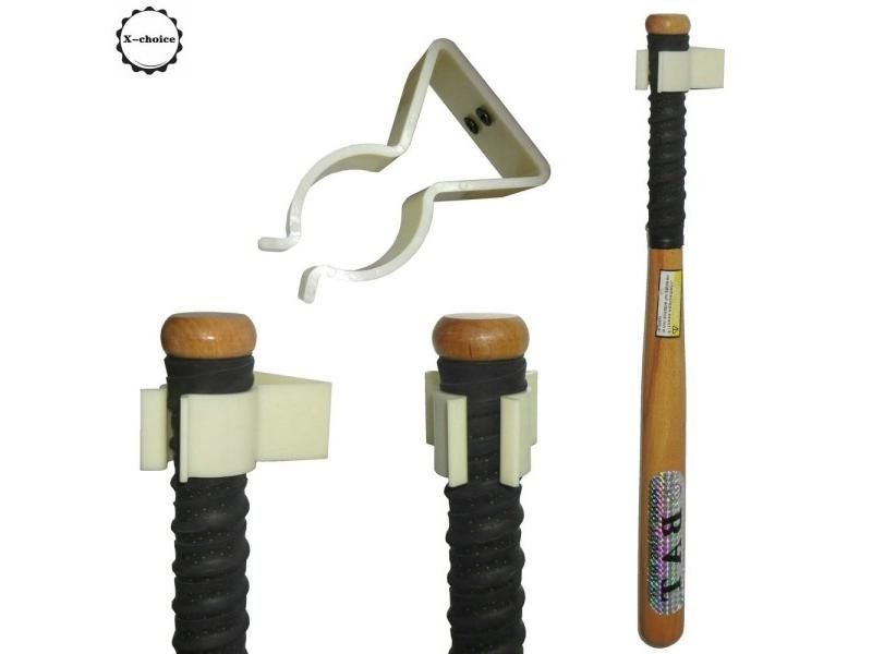 Baseball Bat Rack Vertical Wall Mount Display (pack Of 2) Carousel 1