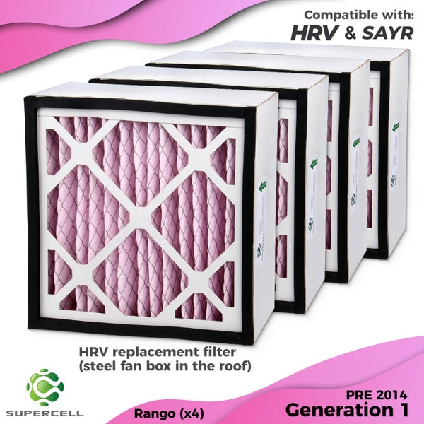 HRV RANGO 4 filter pack (Steel Box) & SAYR Compatible Generation 1 F7 Carousel 1