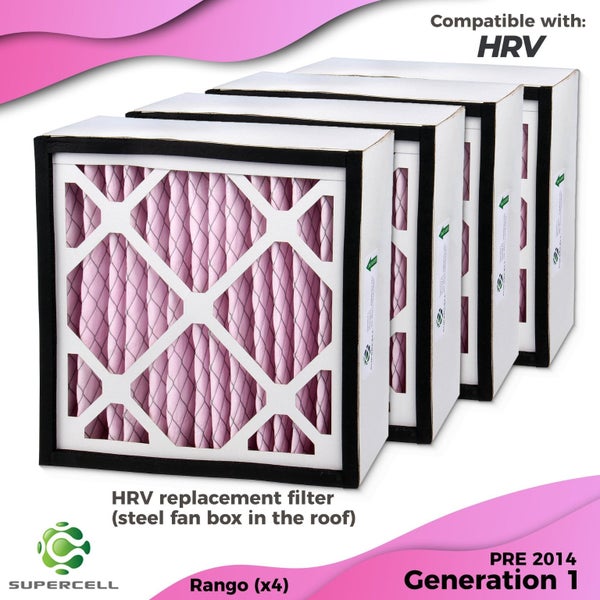 HRV RANGO 4 filter pack (Steel Box) & SAYR Compatible Generation 1 F7 Carousel 2
