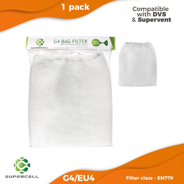 DVS Ventilation Filter Compatible Supercell G4 Ventilation Bag Filter Carousel 1