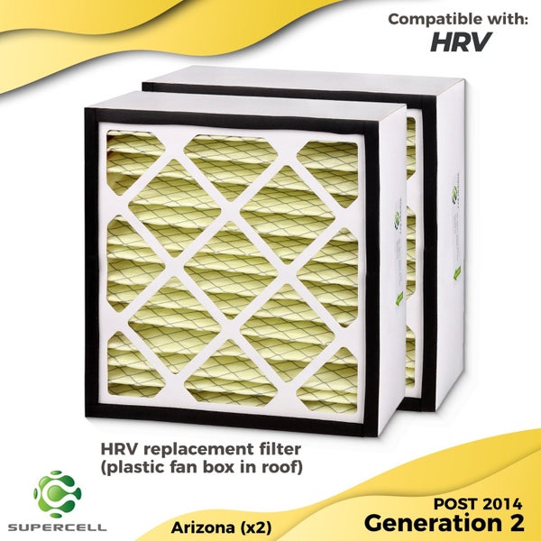 HRV FILTER x 2 ( plastic fan box in roof) Carousel 1