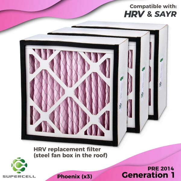 HRV FILTER Phoenix compatible x 3 Carousel 1