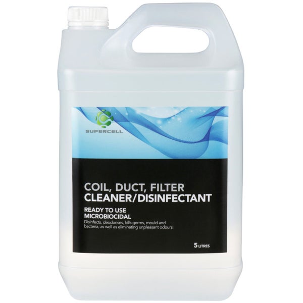 Supercell Coil Duct & Filter Disinfectant Cleaner 5L Carousel 2