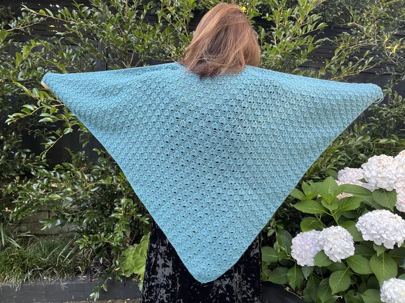 Knitting Pattern, Flame Shawl Carousel 2