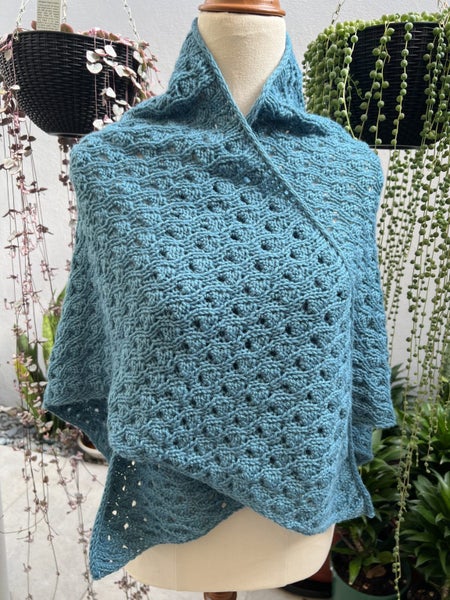 Knitting Pattern, Flame Shawl Carousel 11
