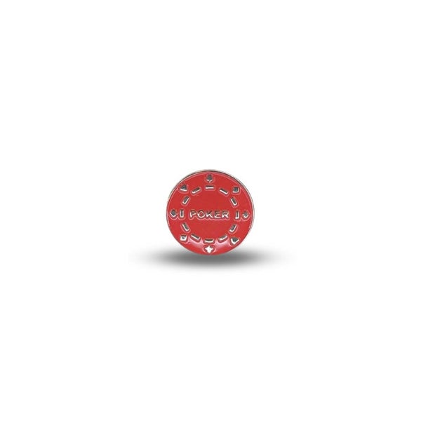 JKs Bargains - NEW Poker Pin Badges - Red Poker Chip Carousel 1