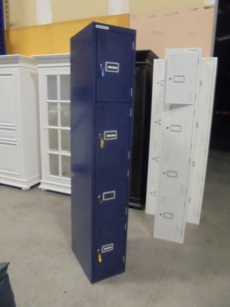 Locker 4 Tier 1 Bank Keys Blue Carousel 1