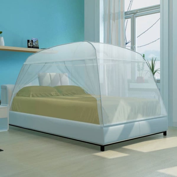 Mongolia Net Mosquito Net 2 Doors 200 x 120 x 130 Cm White Carousel 1
