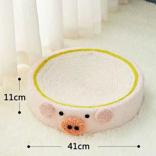 High Quality Cat Scratch Board Sisal Fiber Pet Furniture Cute Carousel 1