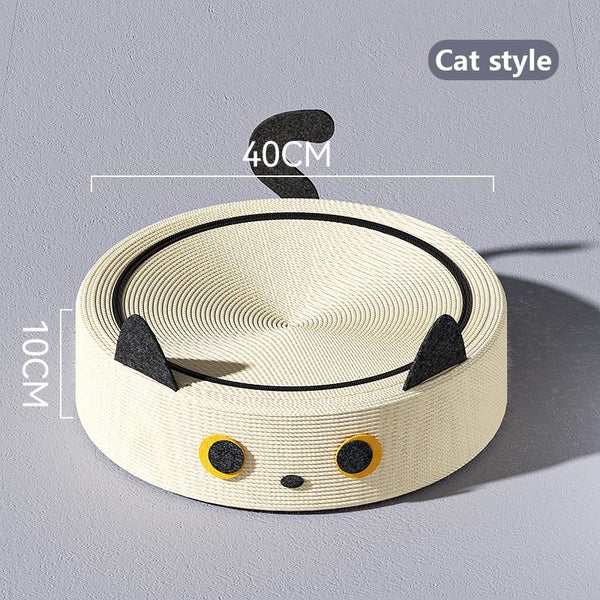 High Quality Cat Scratch Board Sisal Fiber Pet Furniture Cute Carousel 6