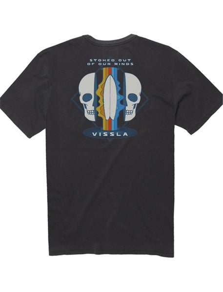 Vissla Mind Splitter SS Tee Black Carousel 3