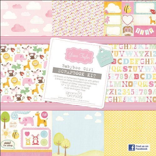 Grace Taylor Babyboo Girl Scrapbook Kit (NEW) Carousel 1