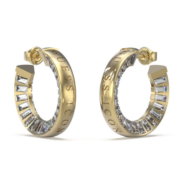 Guess 12ct Gold plated Earrings JUBE03008JWYGT-U Carousel 1
