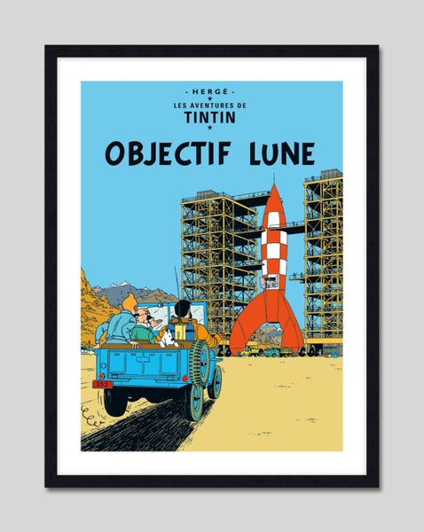 Tintin Objectif Lune by Herge Art Print Carousel 1