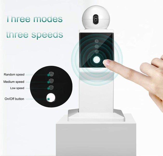 Automatic Interactive Smart LED Cat Laser Toy - 360° Rotation Carousel 2