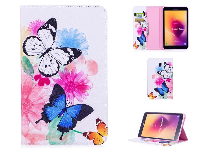 PU Leather Case Cover for Samsung Galaxy Tab A 8.0 2017 SM-T380/SM-T385 Carousel 1
