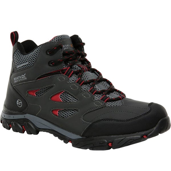 Regatta Mens Holcombe IEP Mid Rise Walking Hiking Boots Carousel 1