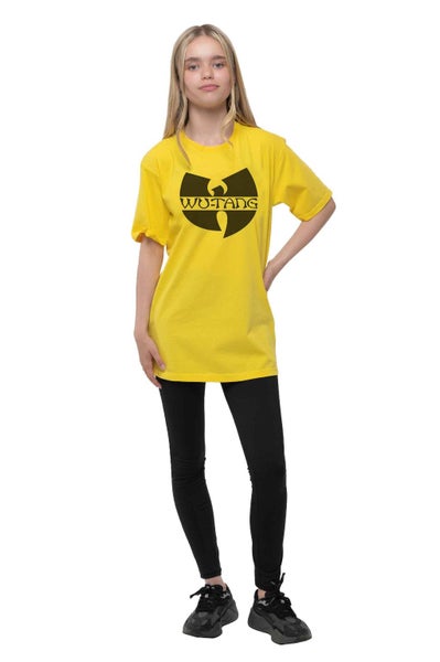 Wu Tang Clan Kids T Shirt Logo new Official Yellow (Ages 3-14 yrs) Carousel 2