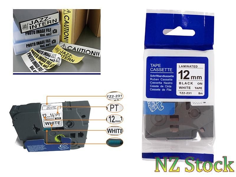 PTN NEW Brother P-Touch TZ-231 Label Tape Sale Sale Carousel 1