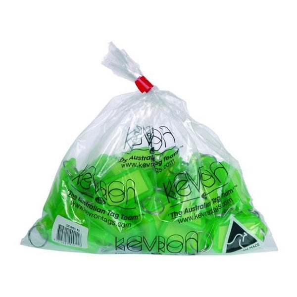 Kevron id5 keytags green bag 50 Carousel 1