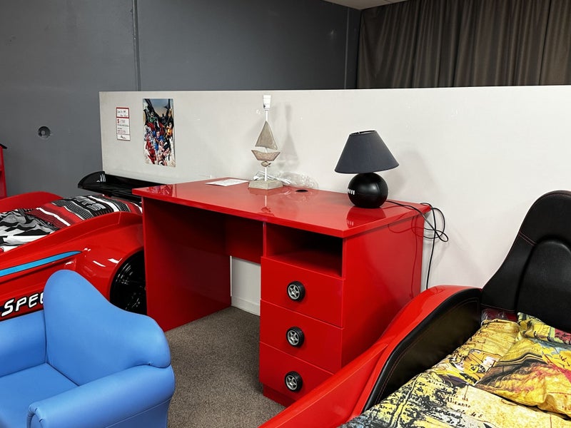 Windmill Kids Furniture - Racing Car Desk in Red or Blue Carousel 2
