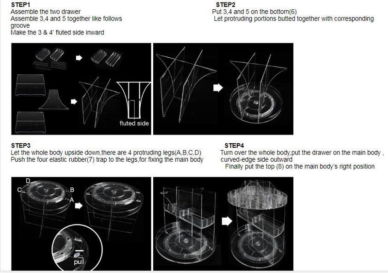 Makeup Storage Organiser NZ Local Buy Carousel 14