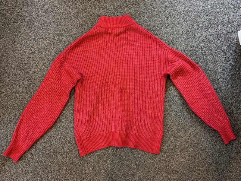 GOOD CONDITION Primark Red turtleneck jumper, Size 2XS Carousel 2