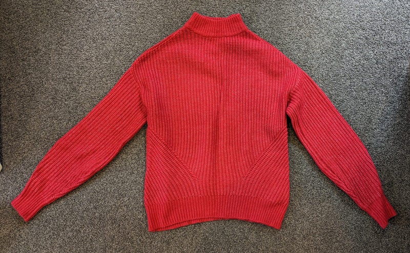GOOD CONDITION Primark Red turtleneck jumper, Size 2XS Carousel 1