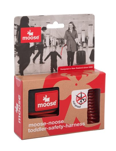 Moose Baby: Noose Toddler Safety Harness Cutproof - Red Carousel 1