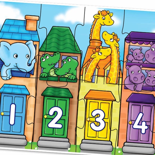 Orchard Toys: Number Street - Jigsaw Puzzle Set Carousel 5