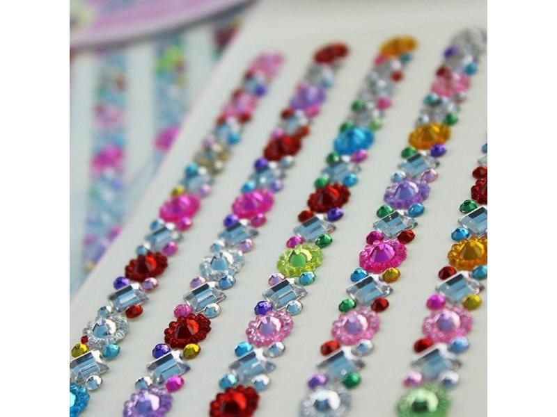 1 Sheet Children's Acrylic Diamond Sticker DIY Gift For Kids Carousel 1