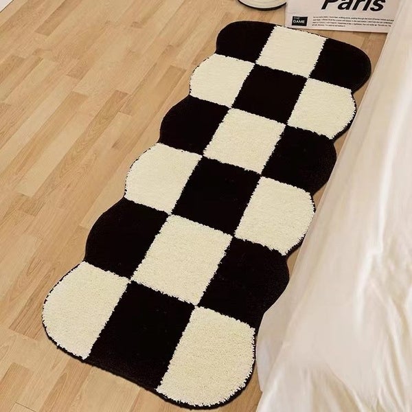 Rugs for Bedroom Decoration Home Bedside Foot Mat Fluffy Living Room Carousel 1