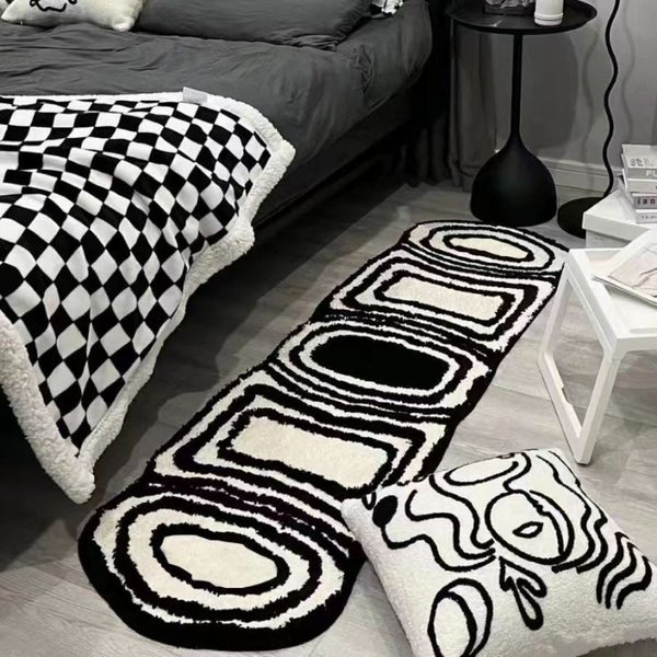 Rugs for Bedroom Decoration Home Bedside Foot Mat Fluffy Living Room Carousel 7