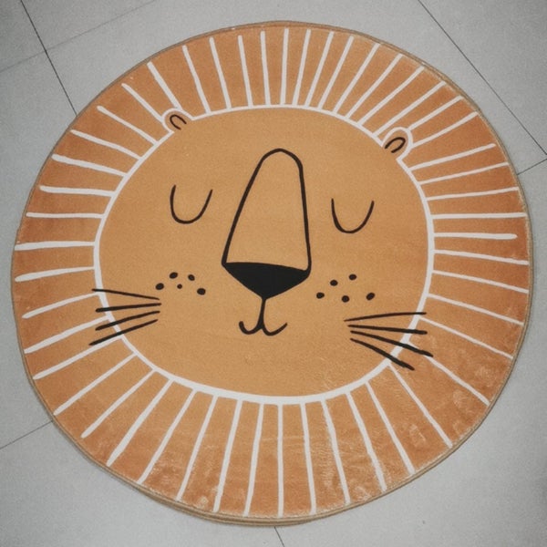 Photography Props Cartoon Round Shape Mat for Children Kid Play Pad Carousel 1